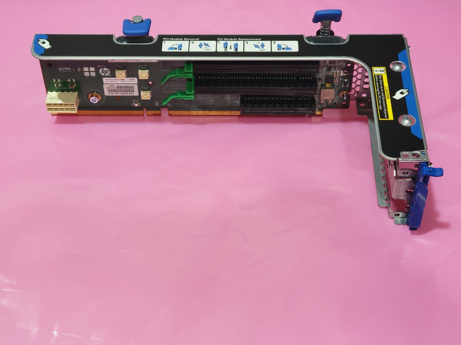 HP ProLiant DL380 Gen9 Secondary PCIe Riser Kit 768343-001 777283-001 729810-001