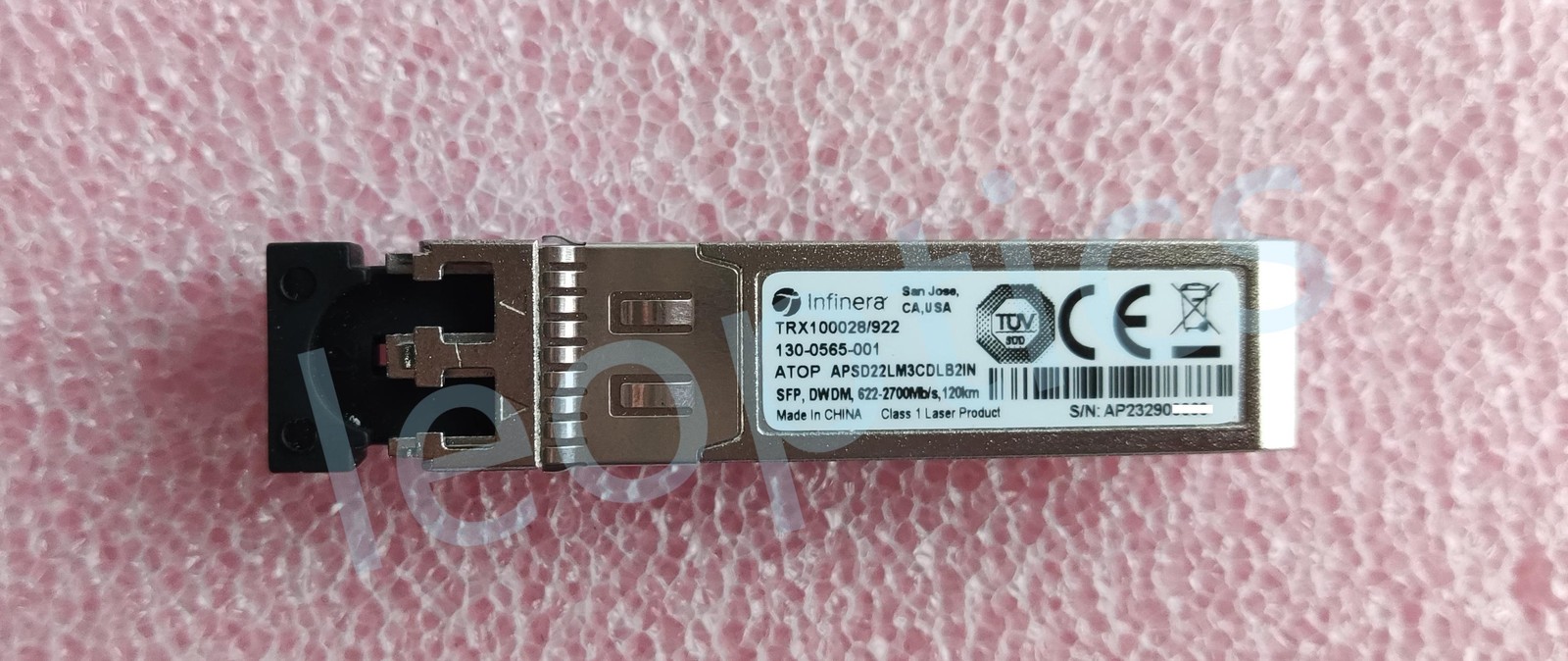 Infinera Transmode TRX100028/922  SFP DWDM 622-2700Mb/s 120Km C-Band Transceiver