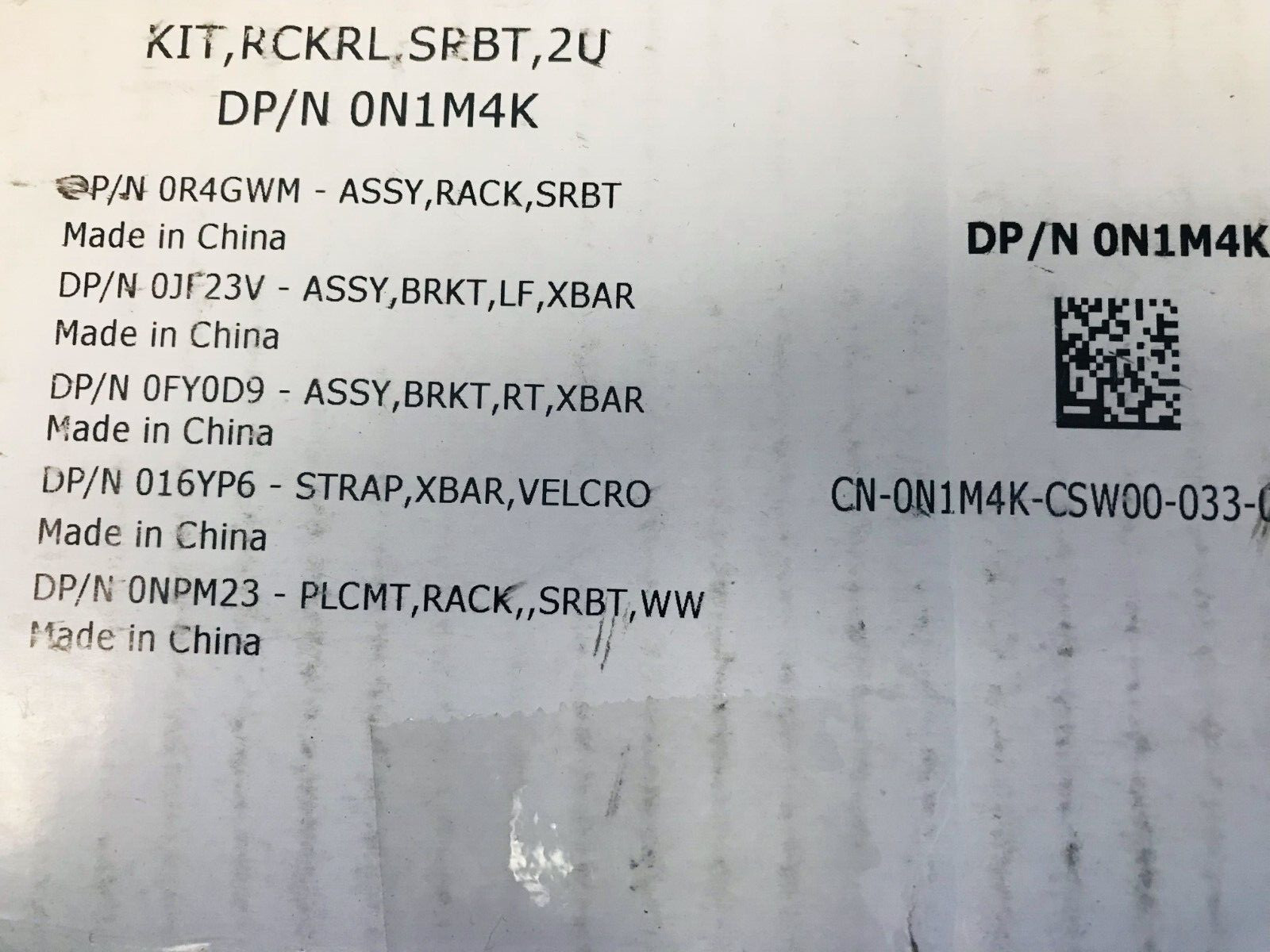 NEW Dell PowerEdge R750XA Strain Relief Bar (to be paired w/ B17 Rails) N1M4K