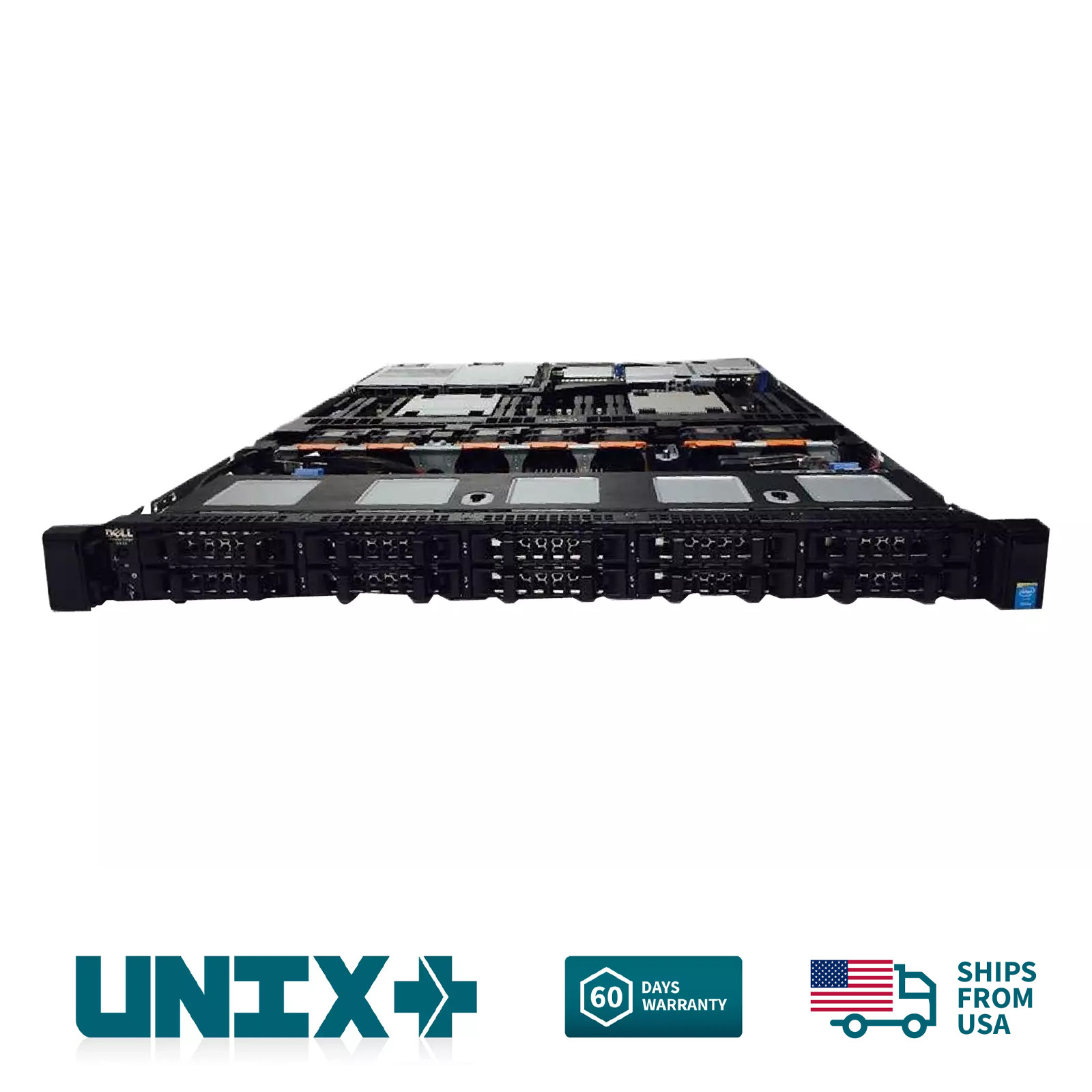 Dell PowerEdge R630 10 Bay SFF 2x E5-2695 V4 2.1Ghz = 36 Cores 128GB DDR4 H730