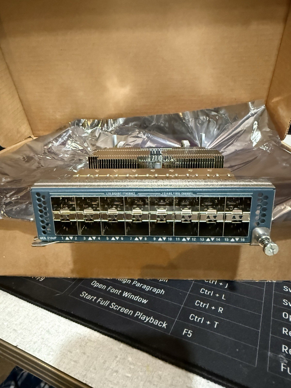 Cisco UCS 6200 Series 16-Port 10Gb Unified Port Expansion Module UCS-FI-E16UP