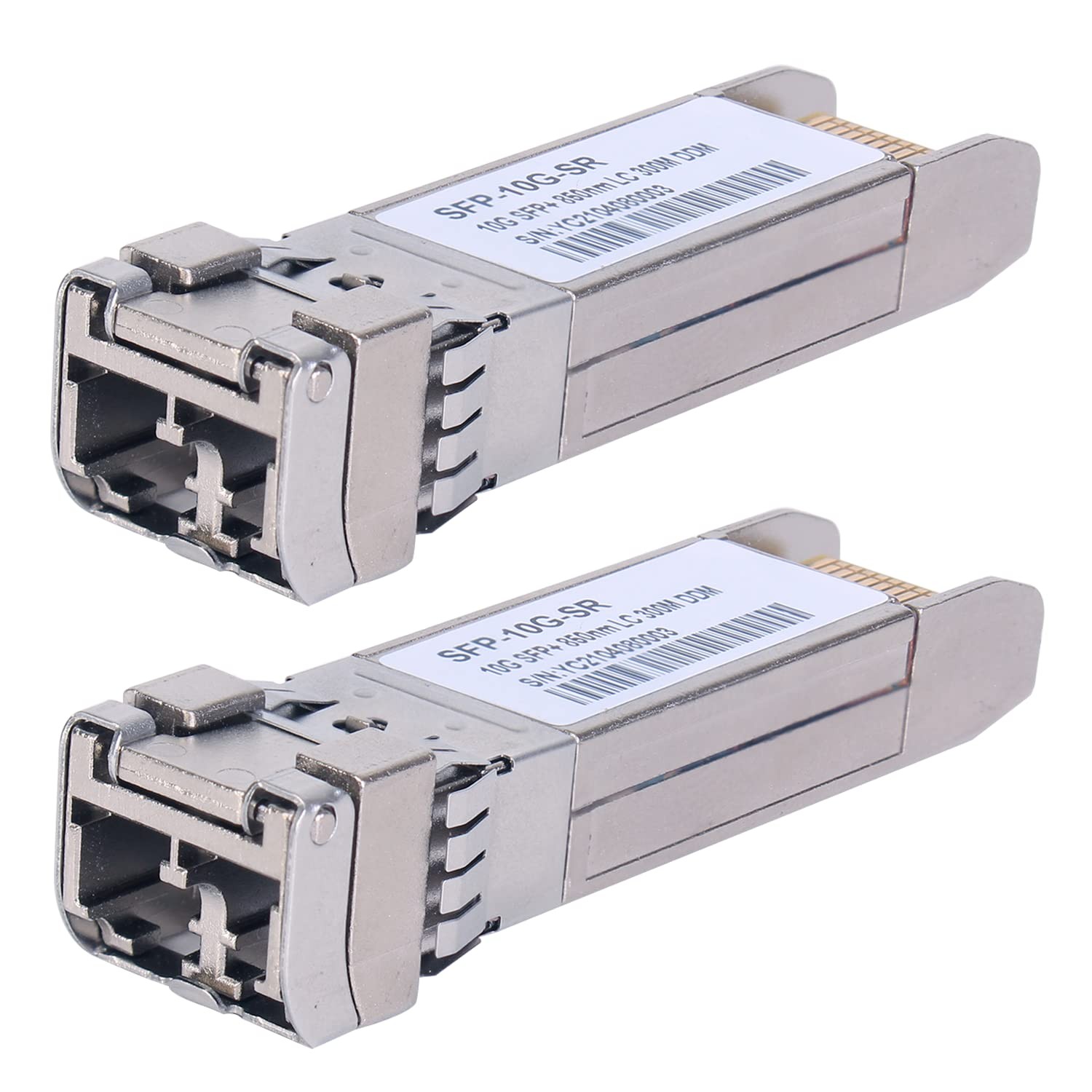 2PCS 10G Sfp LC MMF300m 10GBase-SR SFP+ Transceiver, 10G 850nm MMF, up to 300…