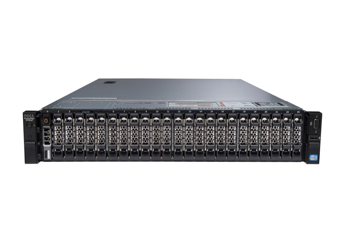Dell PowerEdge R720xd 1x Eight-Core E5-2650 2.0GHz 32GB 3x 300GB H710p 2U Server