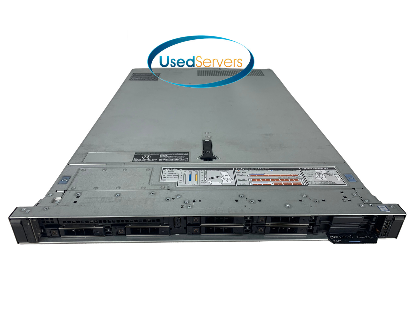 Dell R640 Server 128GB 2xGold 5122 3.6GHZ=8Cores 6xHD Tray H730P