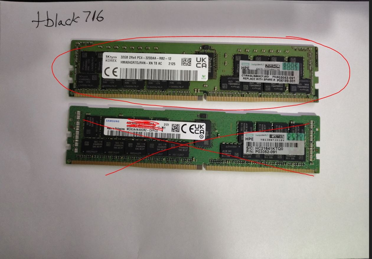 HP 32GB DDR4 RDIMM P00924-B21 P06189-001 P03052-091 P18450-B21 Server Memory RAM