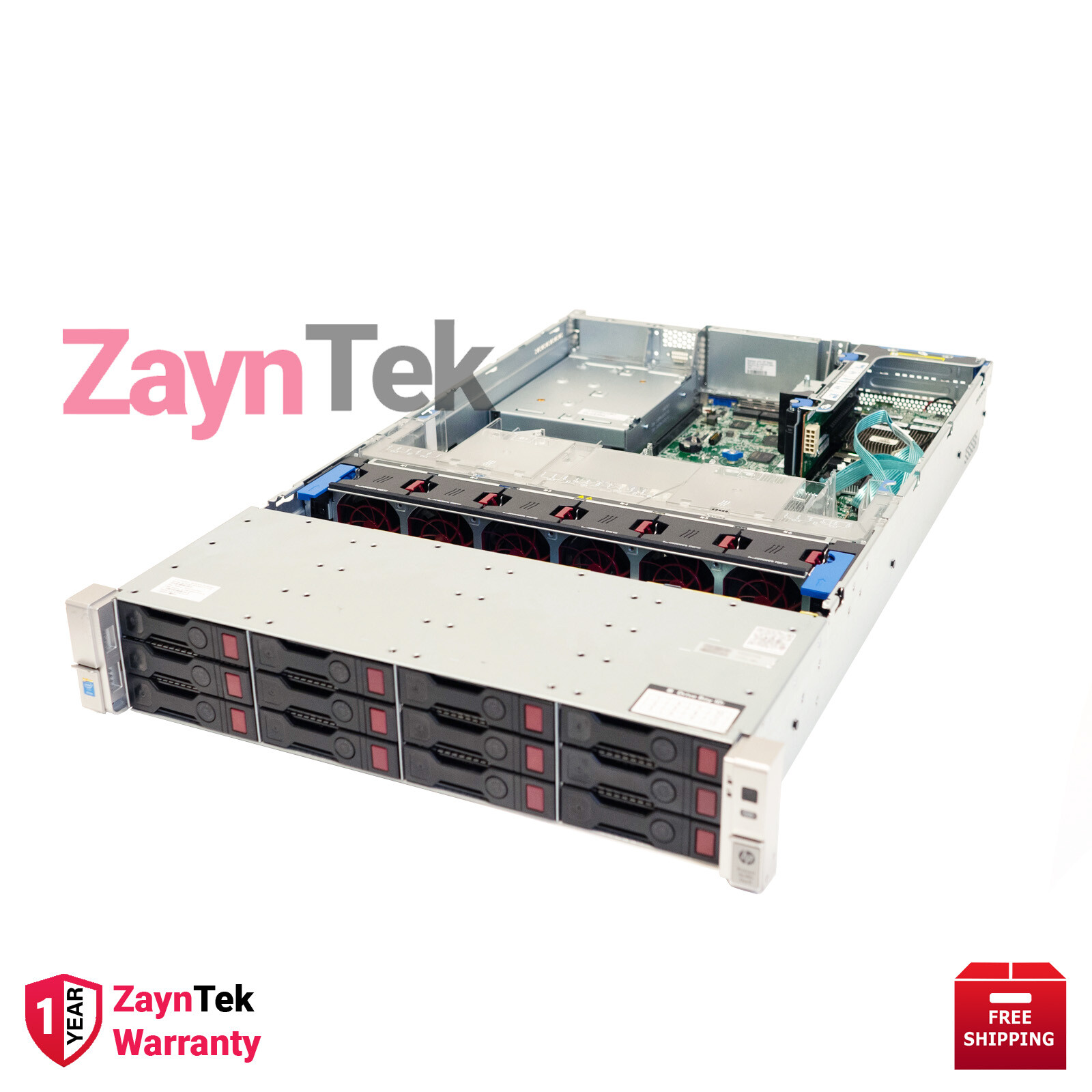 HPE PROLIANT DL380 GEN9 12LFF RACKSERVER 32GBDDR4 1xE52620v3 NEW HPE 36TB HDD