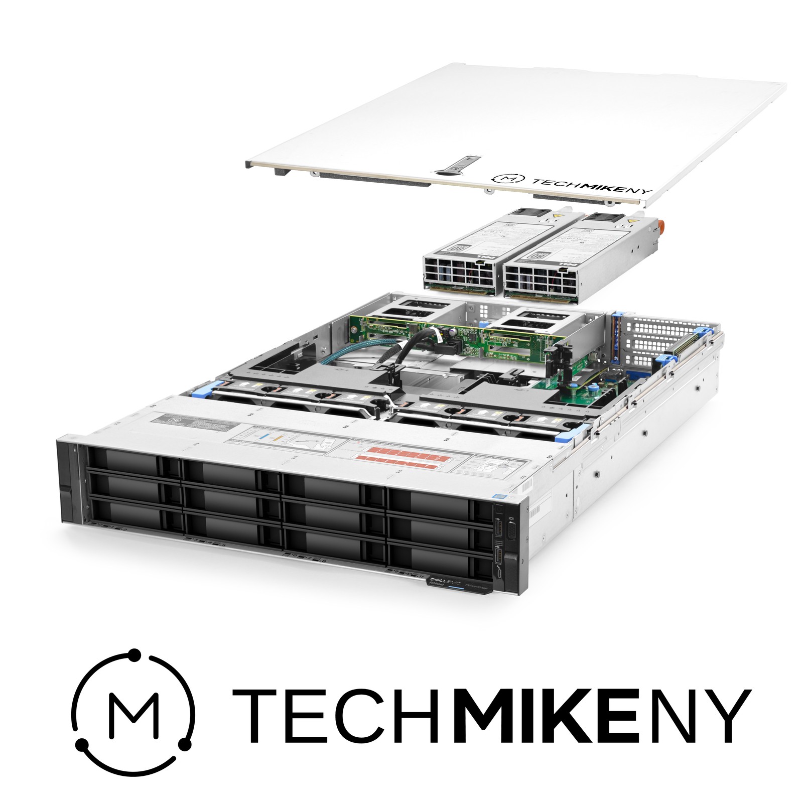 Dell PowerEdge R740xd Server 12-Bay LFF 3.00Ghz 24-Core 192GB RAM 16x Caddies