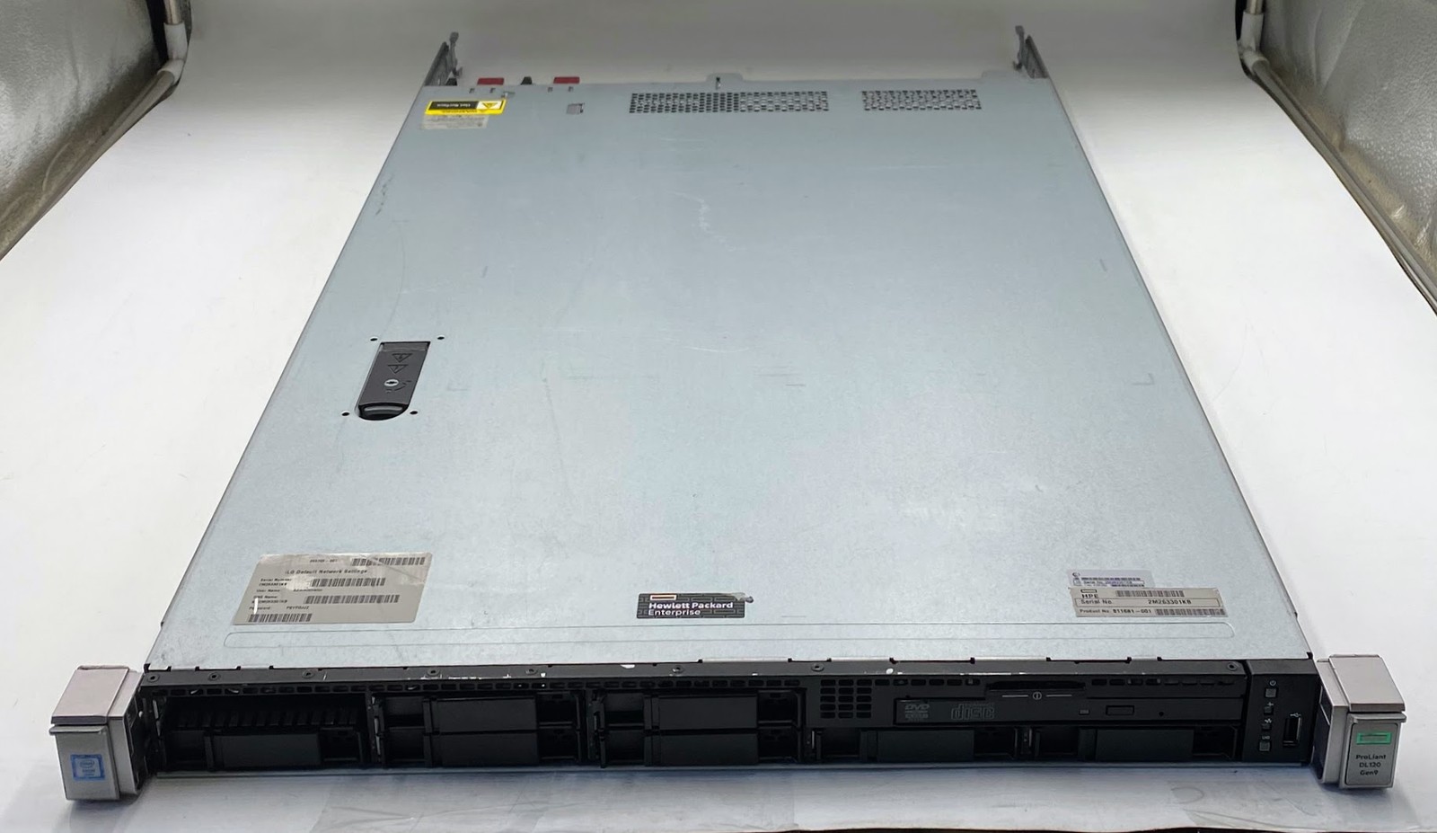 HPE ProLiant DL120 Gen 9 Server, 1x E5-2603 V3 CPU, 4GB RAM, No HDD/OS
