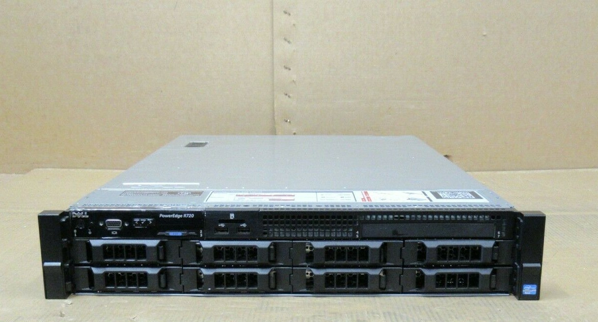 Dell PowerEdge R720 2 x Xeon Ten Core E5-2660v2 320GB DDR4 RAM 8 Bay 2U Server