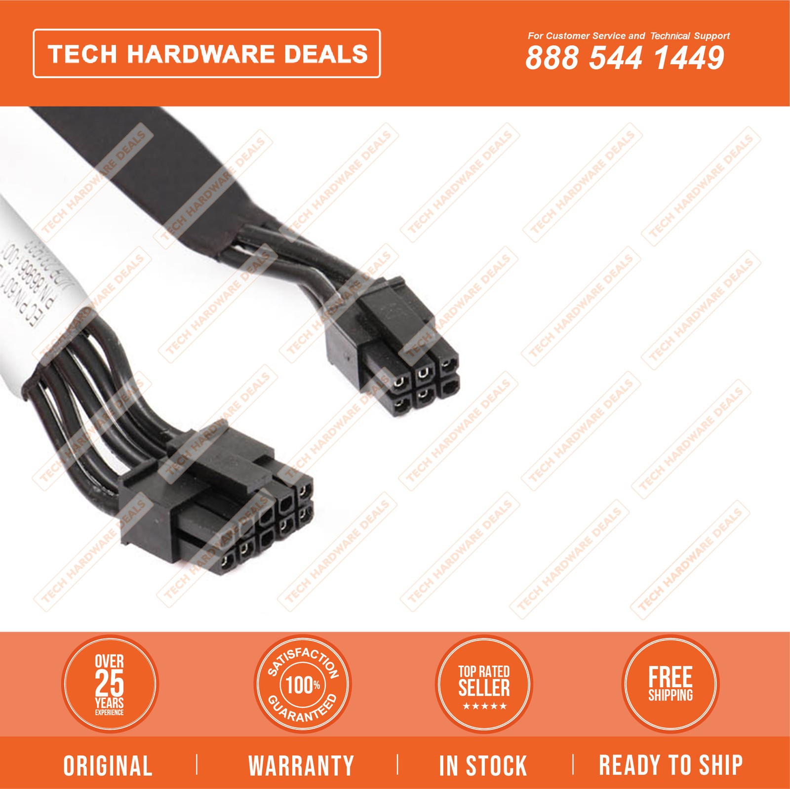 869661-001    DL360 G10 2 and 8 Bay backplane power cable