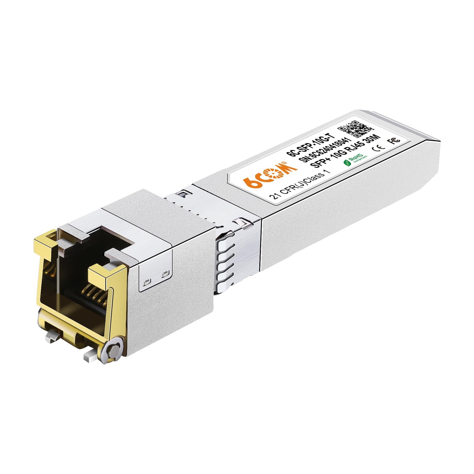 1.25G/2.5G/5G/10GBase-T SFP+ Transceiver, 10G SFP+ to RJ45 Copper Module, CAT…