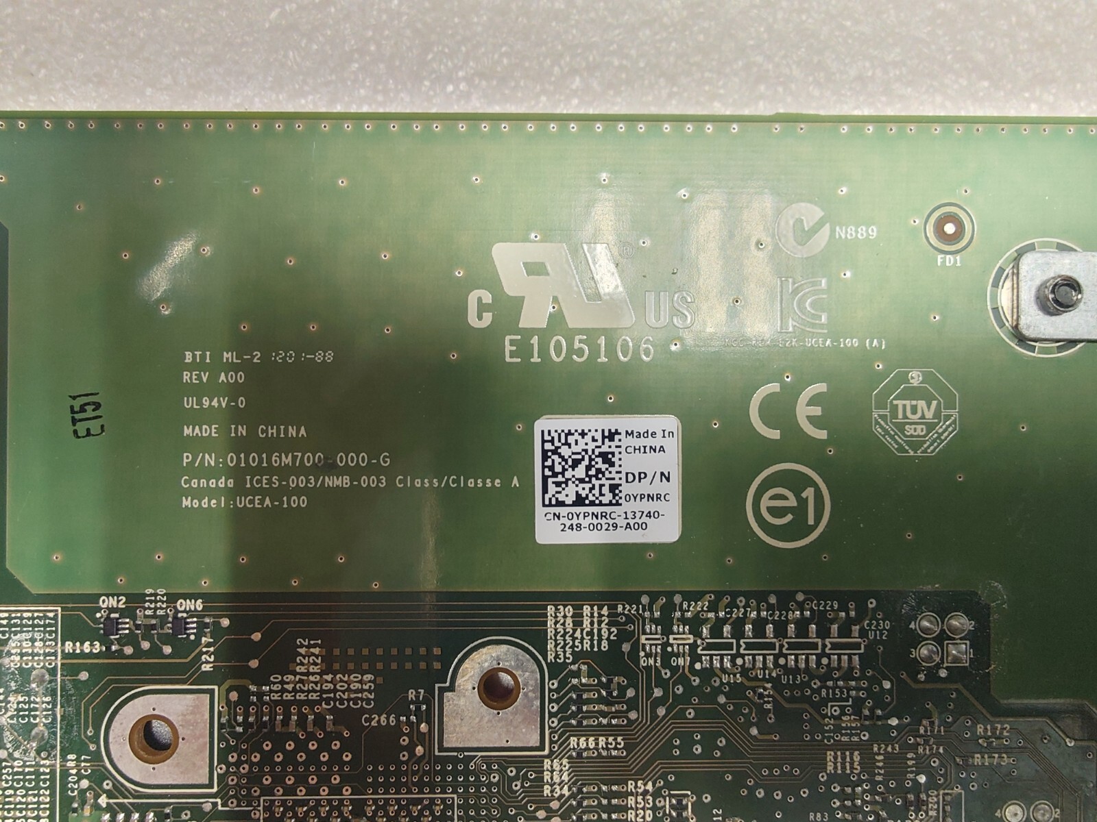 Dell PowerEdge R720/R820 0YPNRC 4-Port SAS SSD PCI Express Expander Card