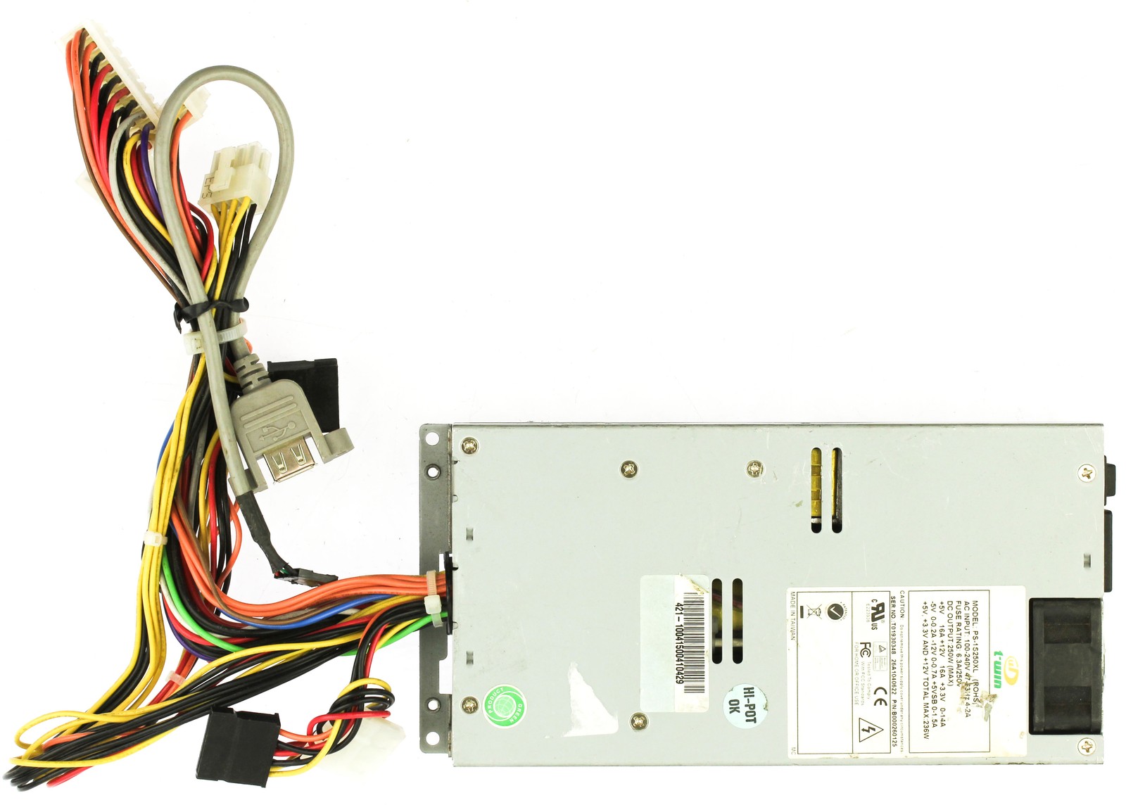 T-Win PS-1S250XL 250W Server Power Supply