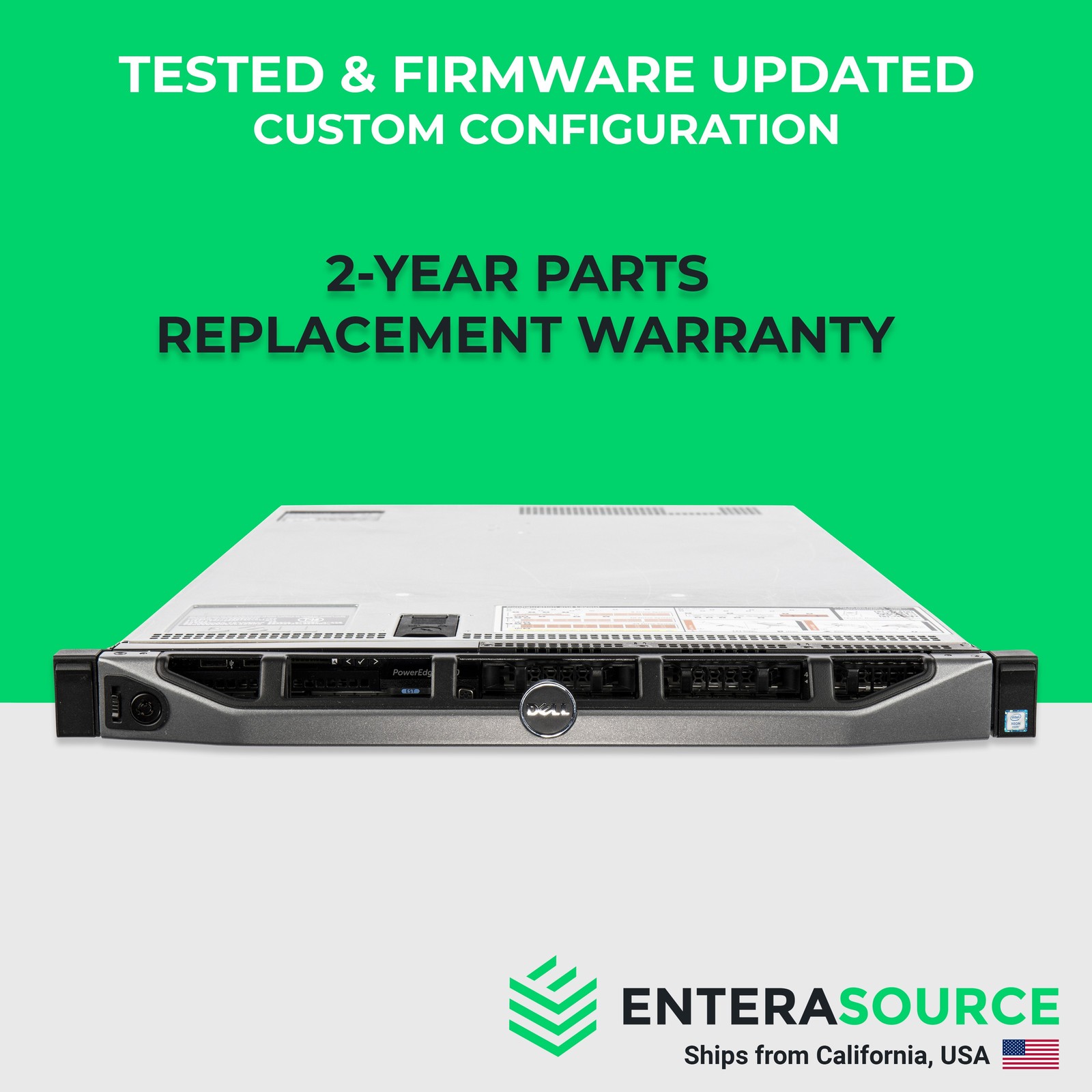 Dell PowerEdge R630 Server 8SFF – Configurable, 2x Xeon, 384GB-1.5TB RAM