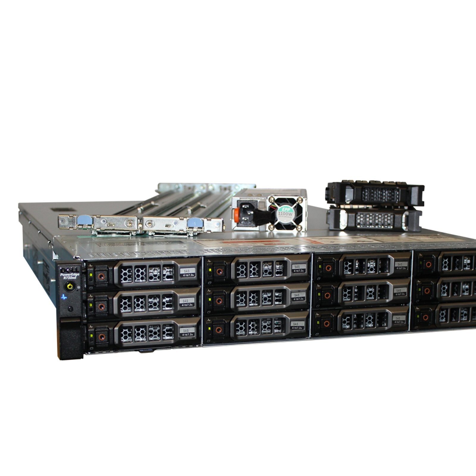Dell PowerEdge R730xd Server LFF 2x E5-2670v3 2.3GHz 12C 64GB 12x Trays