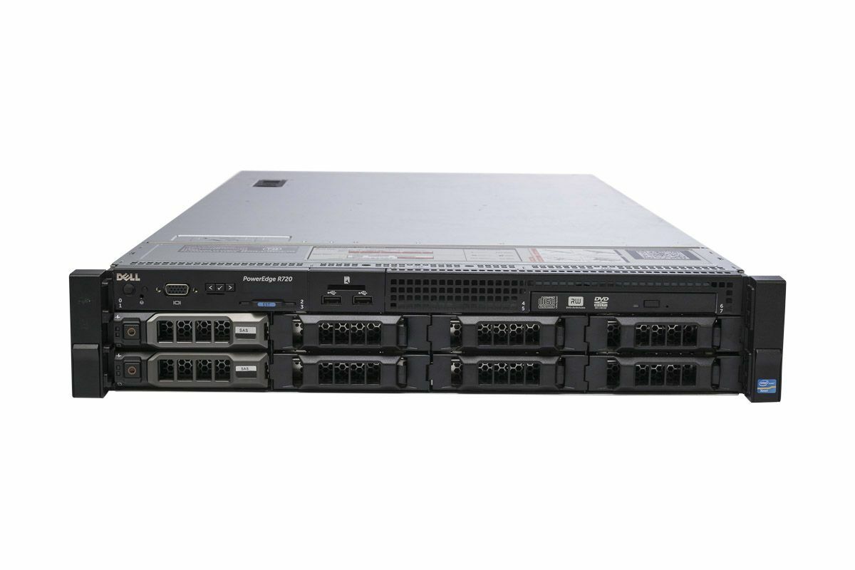 Dell PowerEdge R720 2x 8C E5-2690 2.90GHz 32GB Ram 2x 12TB 7.2K HDD 2U Server