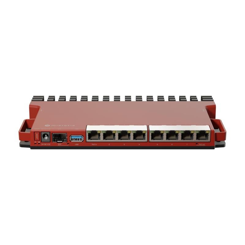 Mikrotik L009UiGS-RM Wired Router 2.5 Gigabit Ethernet, Gigabit Ethernet Red