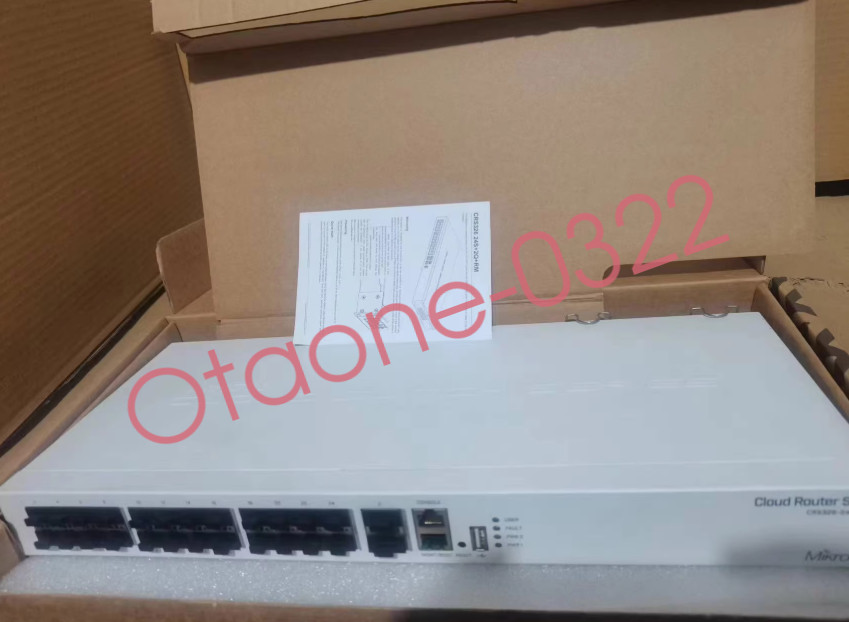 1PC NEW Mikrotik CRS326-24S+2Q+RM Ten gigabit switch Fast Shipping Via Fedex/DHL
