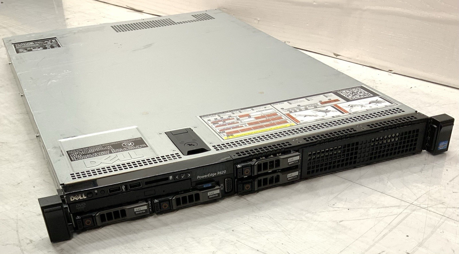 Dell PowerEdge R620 Intel E5-2609 2.4GHz 16GB RAM 1.6TB H310P BCM5720 2xPSU