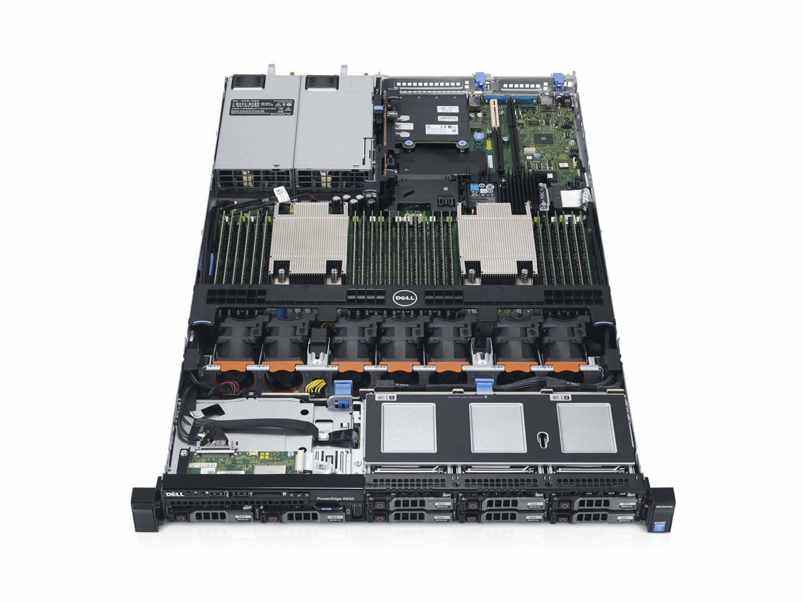 Dell Poweredge R630 1U Server Barebone CTO 2 HS 8 2.5″ Bay Perc H730P NIC:None