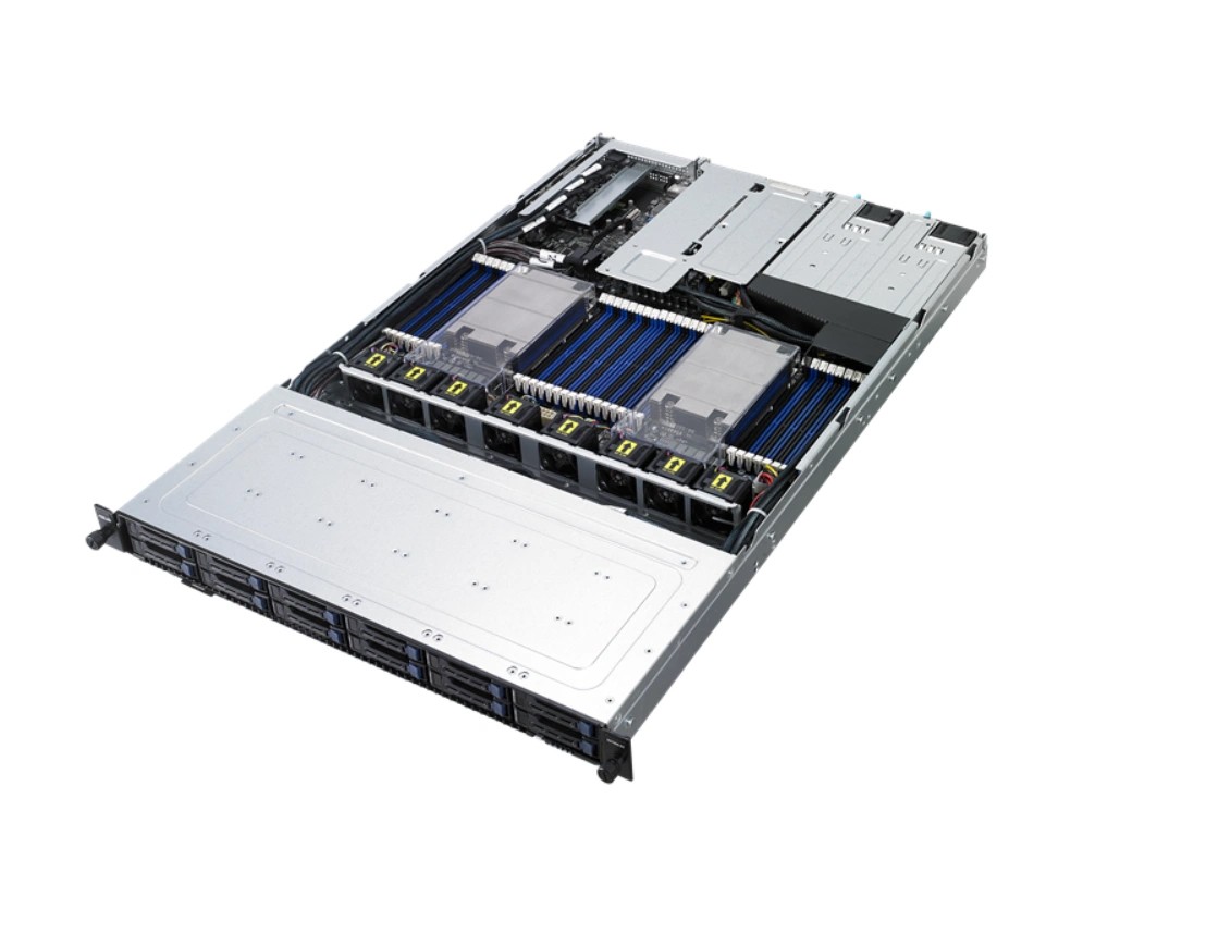 ASUS RS700A-E9-RS12V Server 12X2.5″ With 2x AMD EPYC 7702 CPU/4x64GB 3200MHz RAM