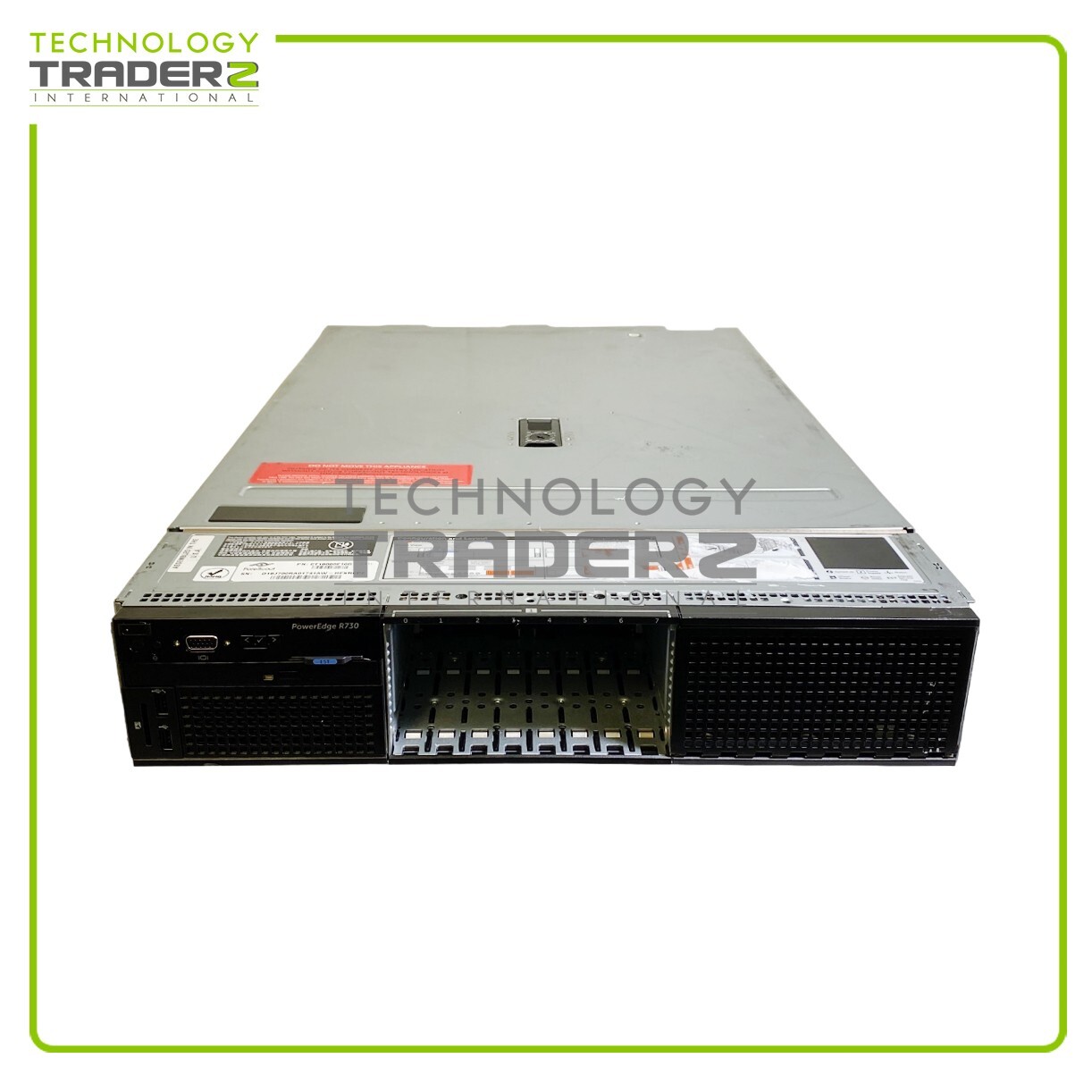 RK5TK Dell PowerEdge R730 2P Xeon E5-2650 v3 16GB 8x SFF Server W/ 2x 0W8R3C