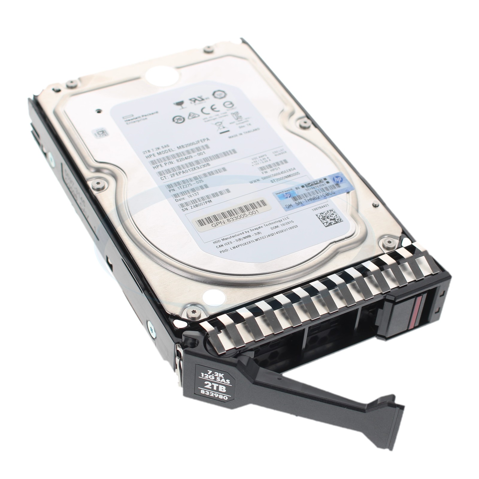HP 832980-001 2TB 7.2K SAS 12G 3.5″ Hard Drive