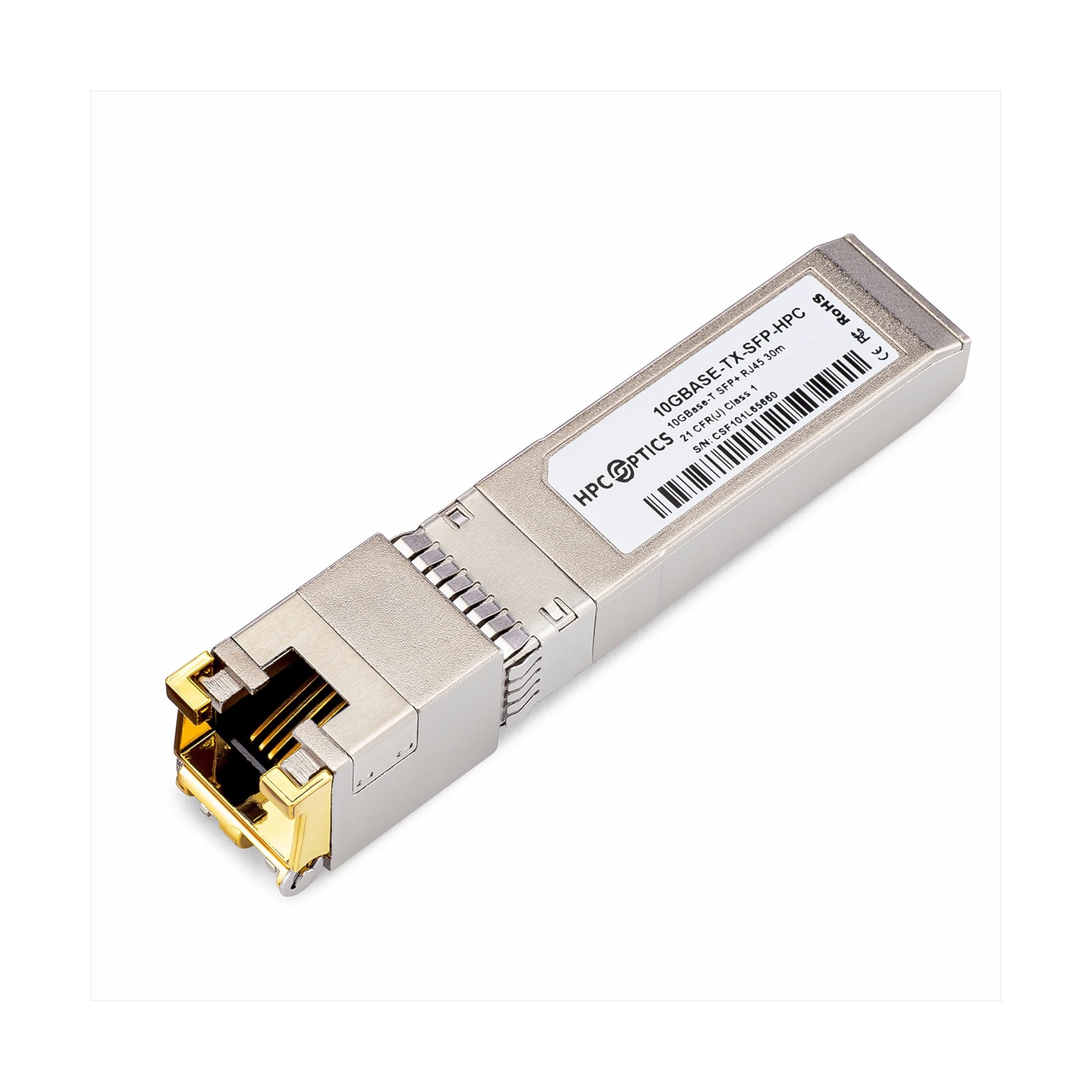 Compatible with Dell 407-BCFM 10GBASE-T Copper SFP+ Transceiver | 10G TX RJ-4…