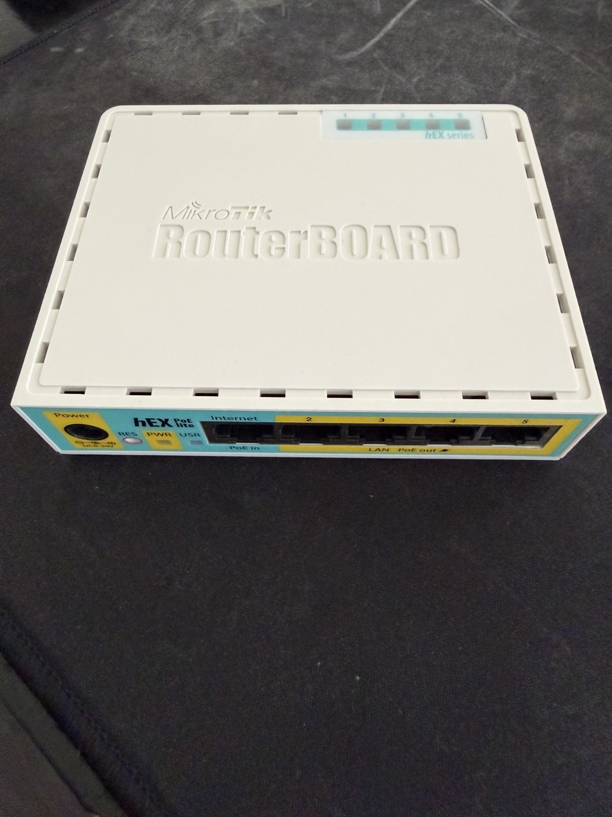 Mikrotik RB750UPr2 hEX PoE lite SOHO Network Router w/ 5X Ethernet Port, USB 2.0