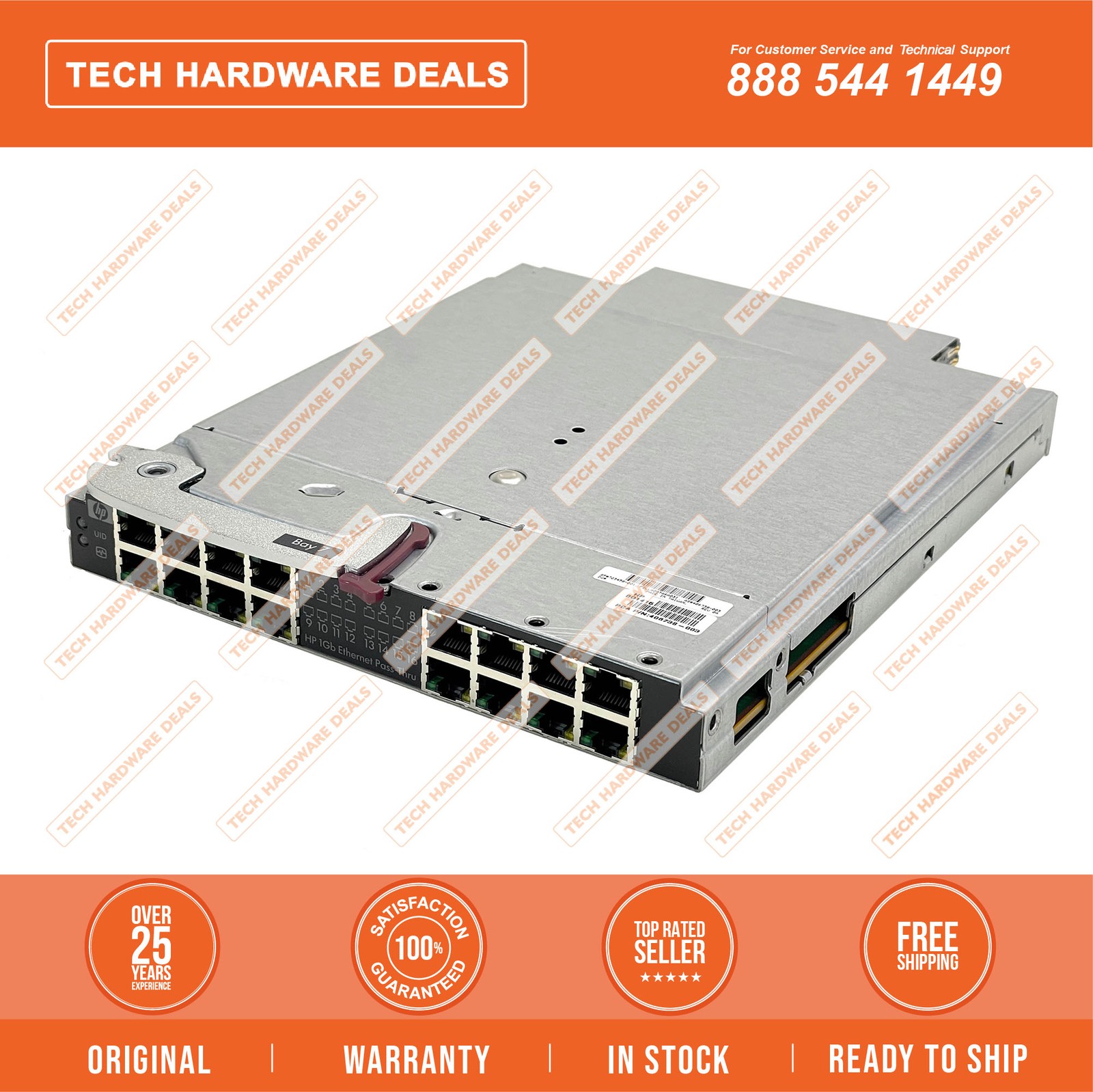 419329-001    HP 1 GB ETHERNET PASS-THRU MODULE