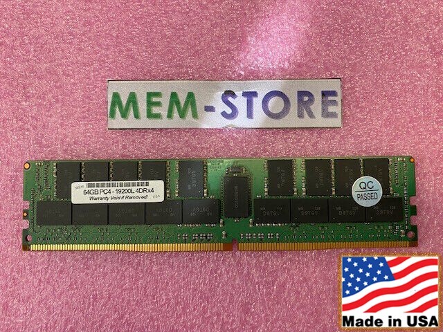862934-B21-MB 805359-B21 64GB DDR4-2400MHz LRDIMM RAM Memory for HP Proliant G9