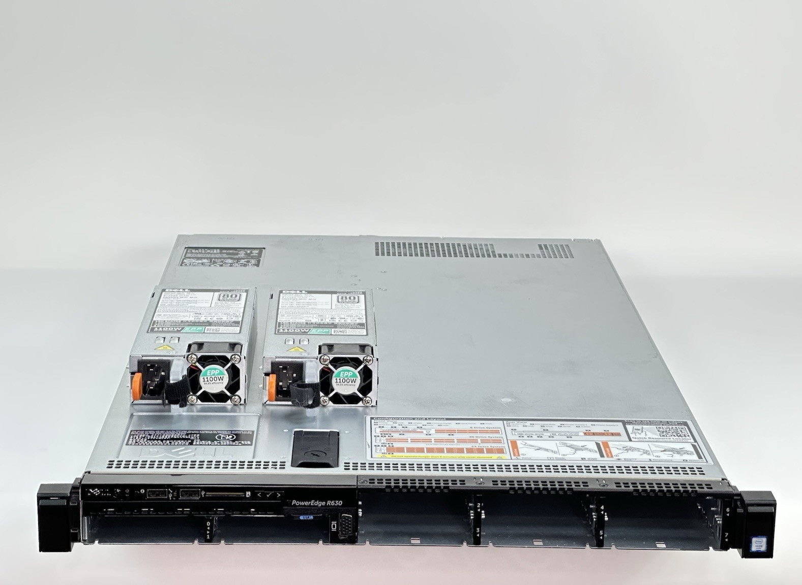 Dell R630 8x SFF 2x Xeon E5-2680 V4 64GB No HDD 2x 1100w PSU H730P X520 10GE iD8