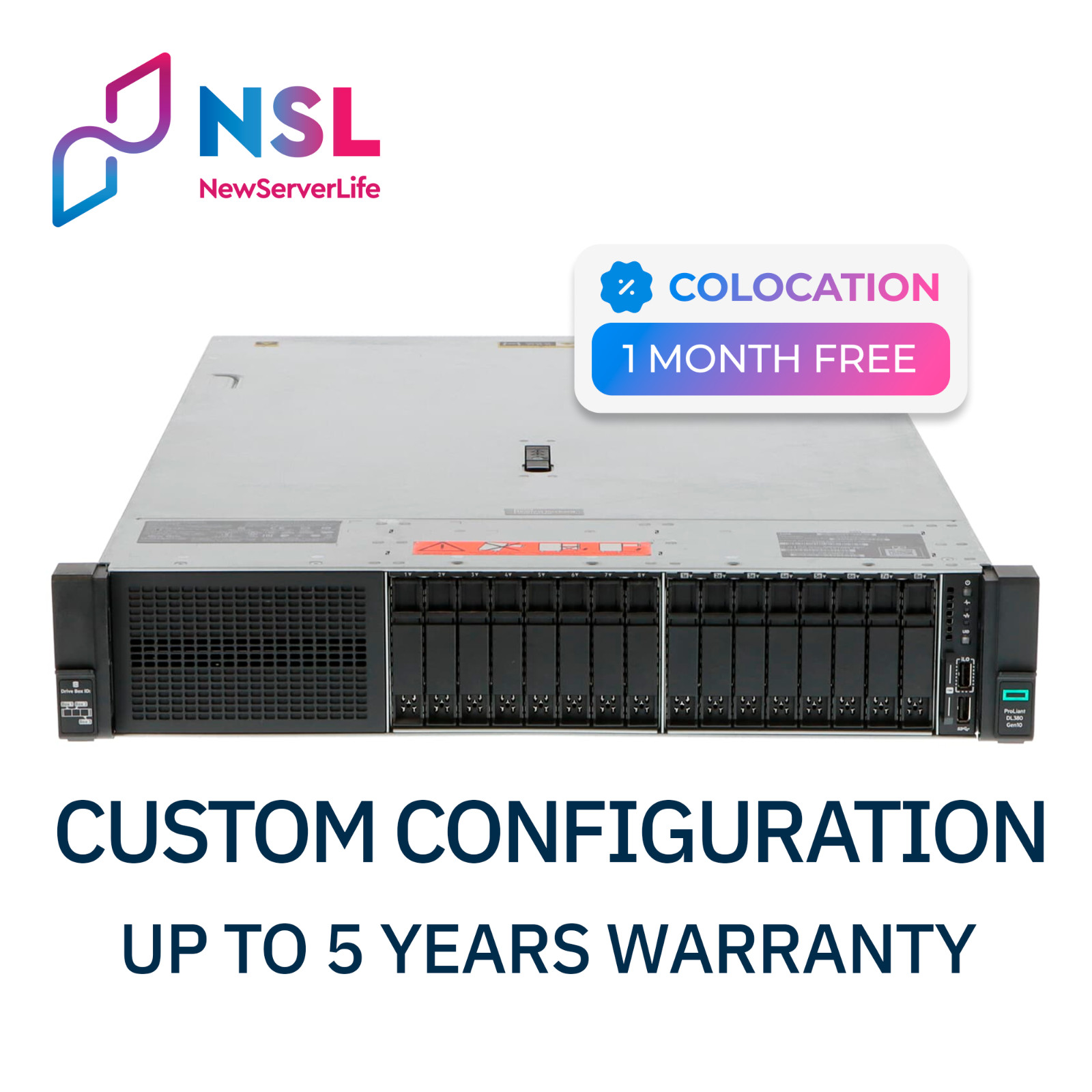 HP DL380 Gen10 16SFF 8NVME 2x Gold 6242 2.8GHz =32 Cores 64GB P408i-a 4xRJ45