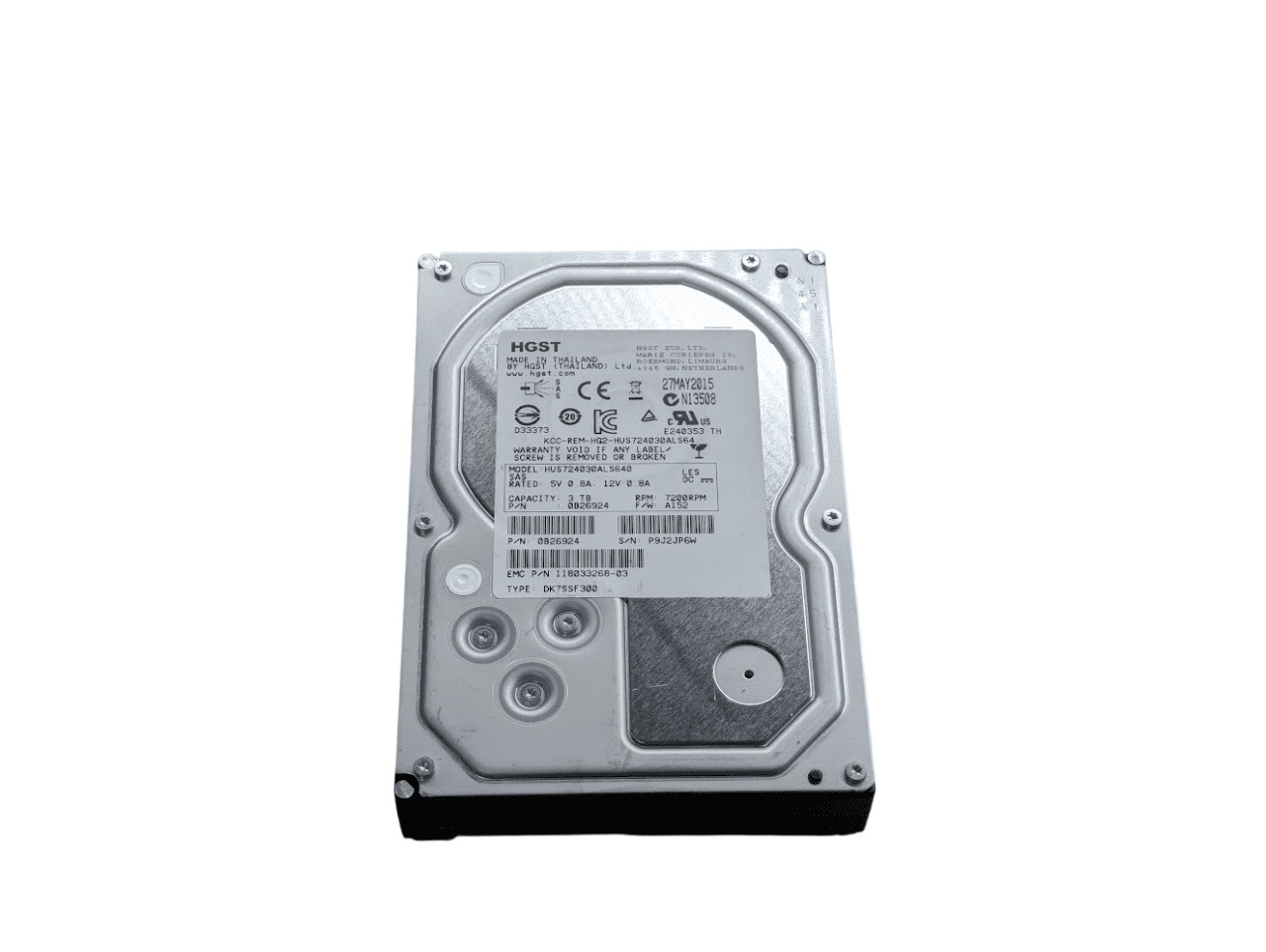 HGST 3TB 0B26924 3.5″ SAS Server Hard Drive 512 Format HUS724030ALS640