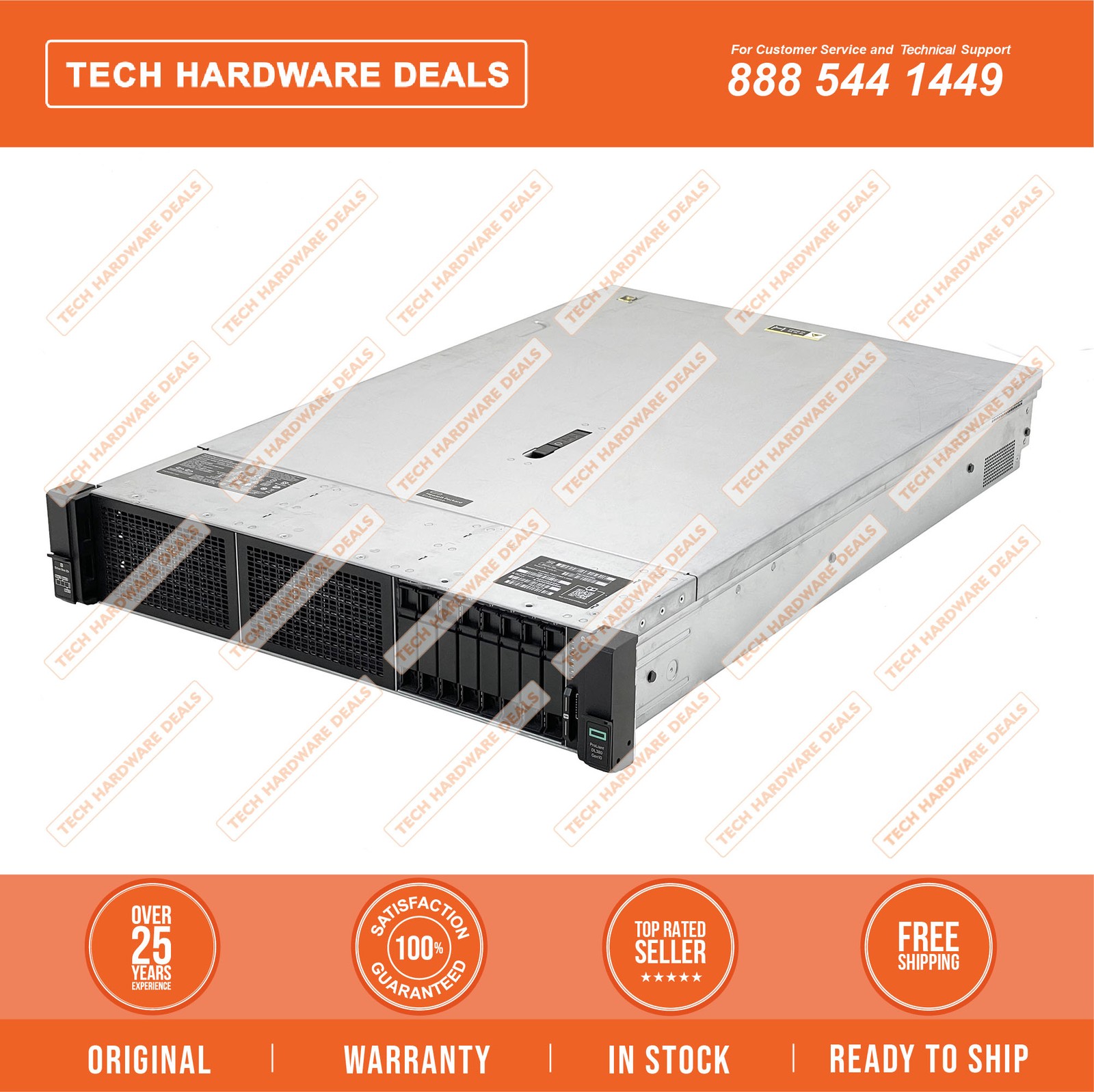 P19720-B21    HPE ProLiant DL380 Gen10 8SFF NC CTO Server