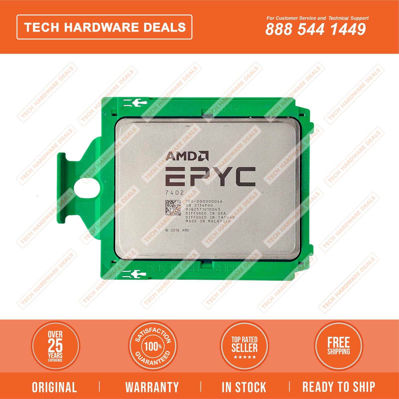 100-000000046 Unlocked   AMD EPYC 7402 2.8GHz 24-core 200W