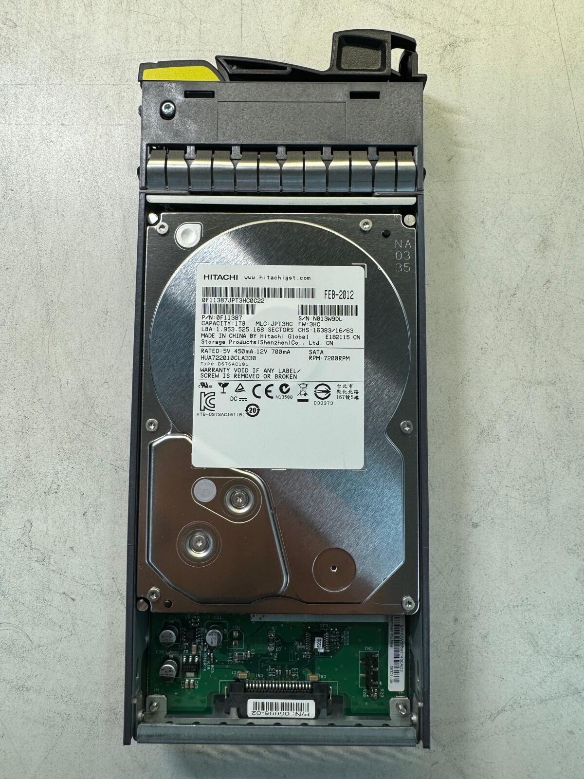 NetApp 1TB 108-00180+A5 X269A-R5 7.2K RPM 3.0Gbps SATA 3.5″ Server Hard Drives