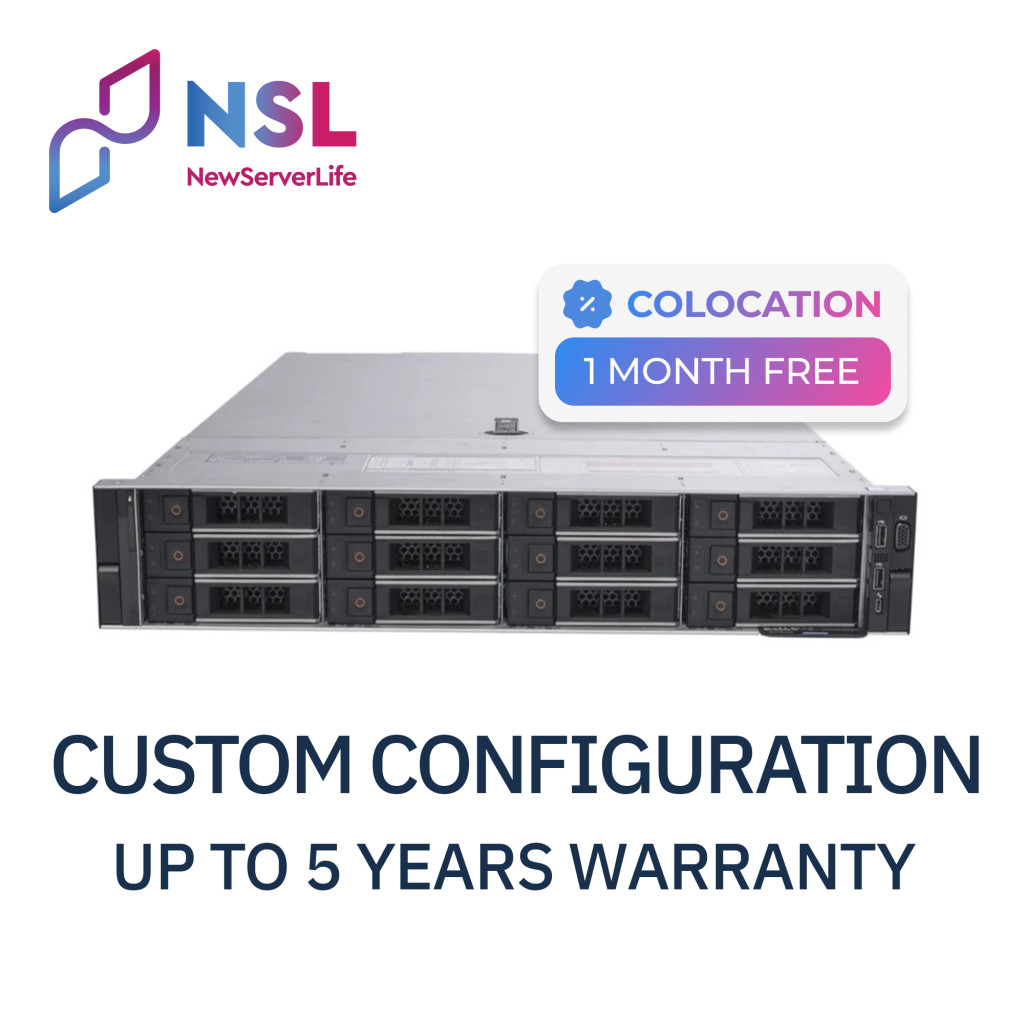 DELL R740xd 12LFF Server 2x Gold 6130 2.1GHz =32 Cores 64GB H730p 4xRJ45