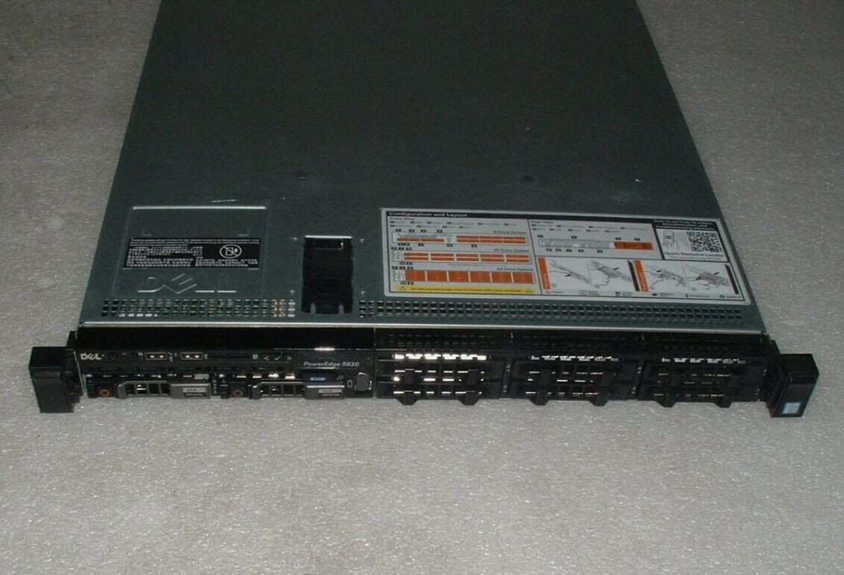 Dell Poweredge R630 2x Xeon E5-2630 v3 2.4ghz 16-Cores / 64gb / H330 / 2x Trays
