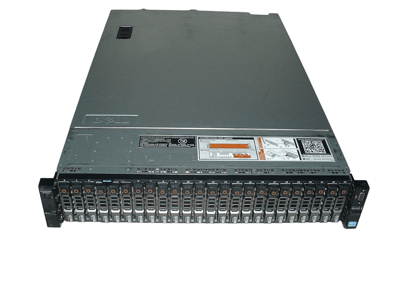Dell Poweredge R720xd 2x Xeon E5-2680 2.7GHz 16-Cores  128gb  H710  26x Trays