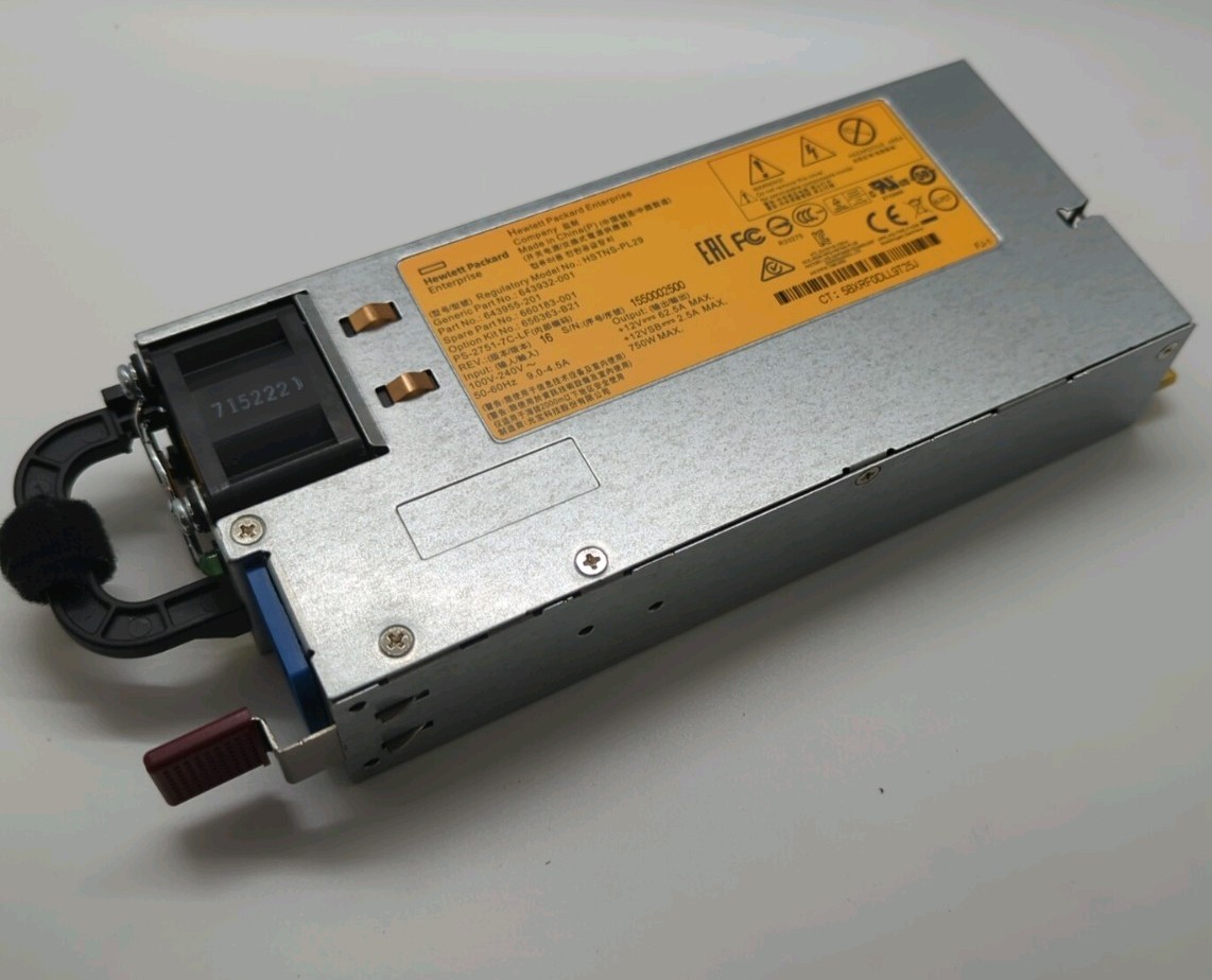HP 750W Server Power Supply HSTNS-PL29 643932-001
