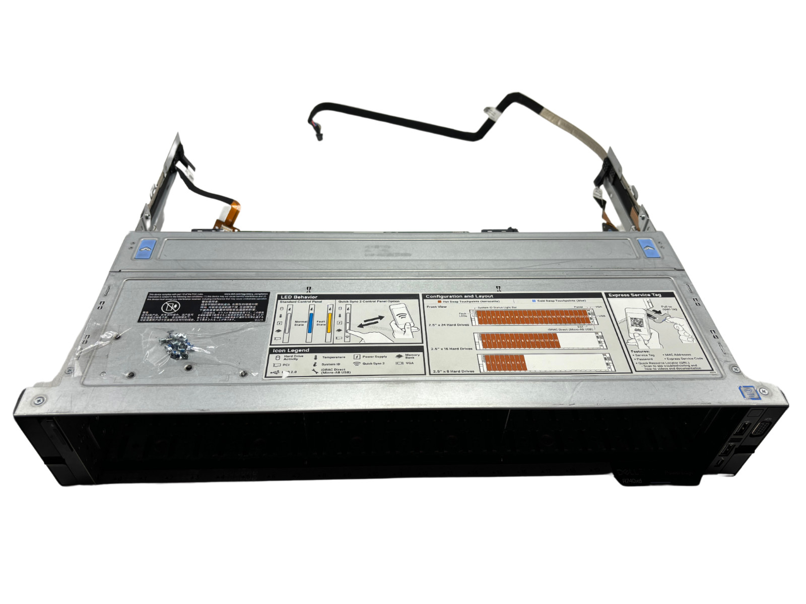 Dell Poweredge R740xd 24Bay 2.5″ Conversion Kit (Backplane, Expansion Board) w60