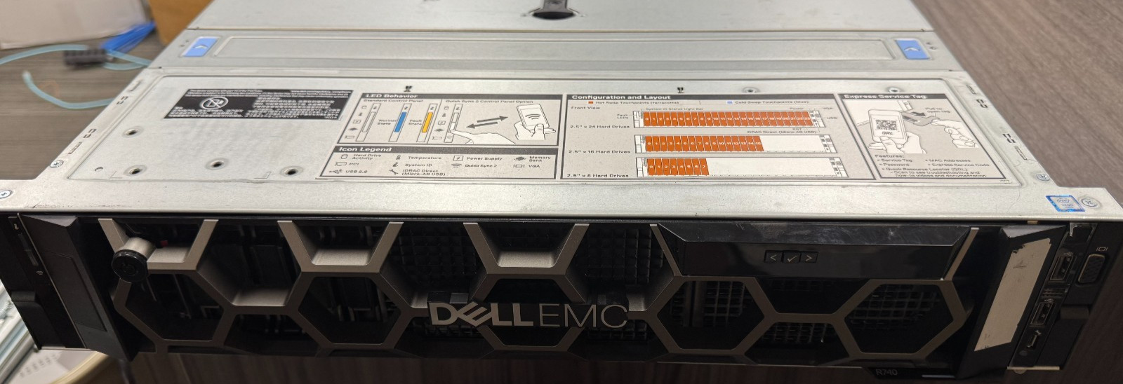 Dell PowerEdge R740 Server | 2x Gold 6130 – 16 Core | 64GB Mem | 3x600GB