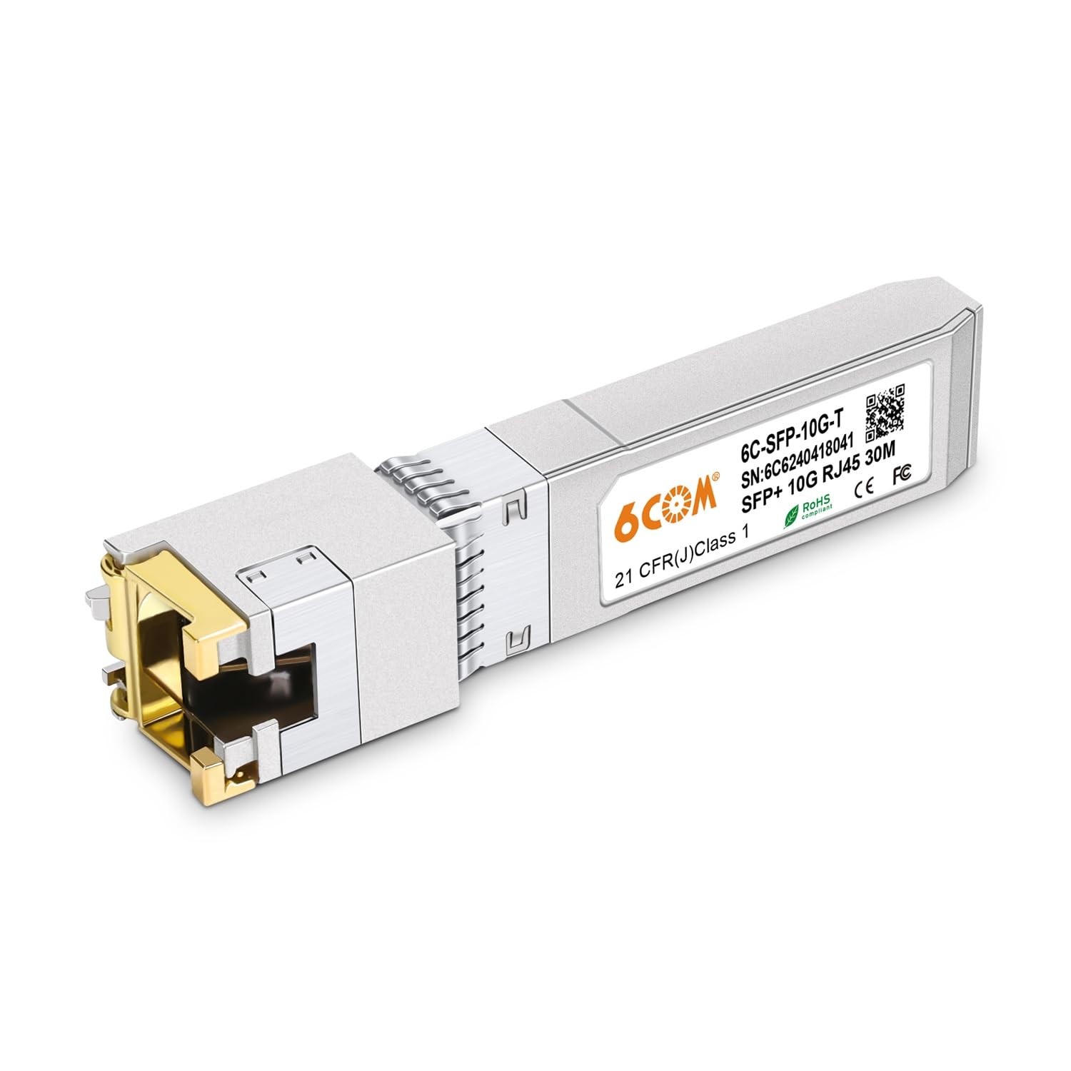 1.25G/2.5G/5G/10GBase-T SFP+ Transceiver, 10G SFP+ to RJ45 Copper Module, CAT…