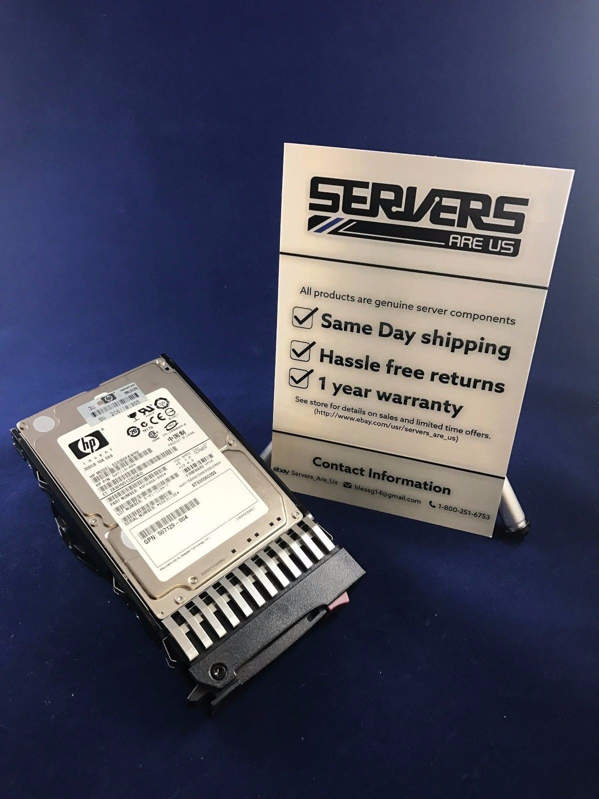 HP 300gb 2.5″ Hard Drive 507127-B21 507129-004 10k 6g dp 507284-001