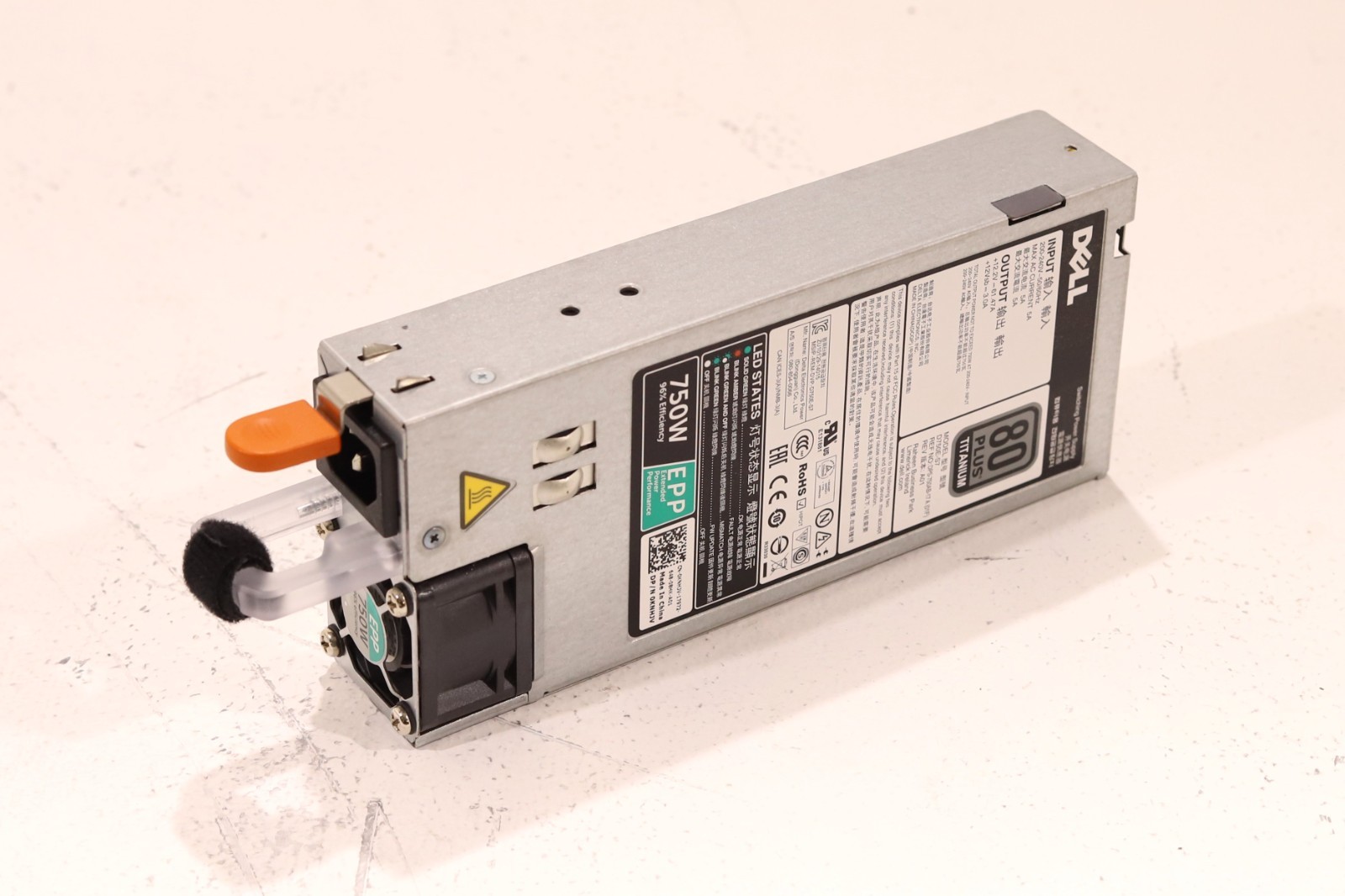 Dell D750E-S7 750W Server Power Supply For PowerEdge R730/R630 Dell P/N: 0KNHJV