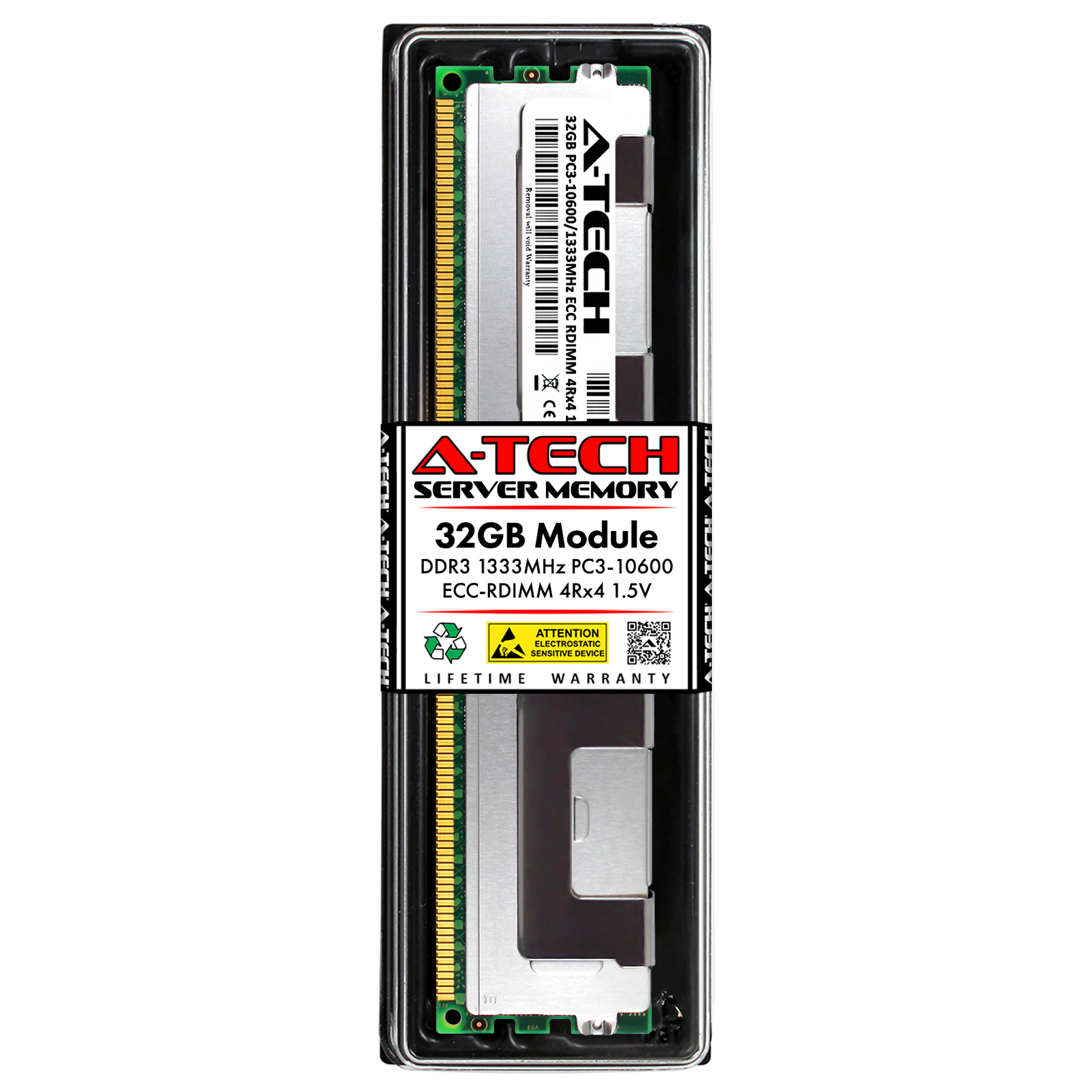 32GB PC3-10600 ECC REG RAM for Dell PowerEdge R720xd (SNP0R45JC/32G Equivalent)