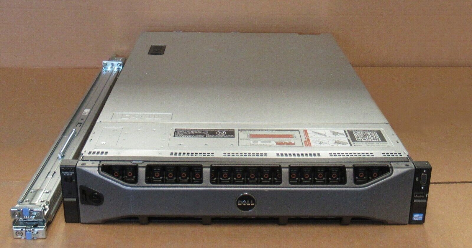 Dell PowerEdge R720xd 8-Core E5-2650 2.0GHz 64GB Ram 24x300GB H710P 2U Server