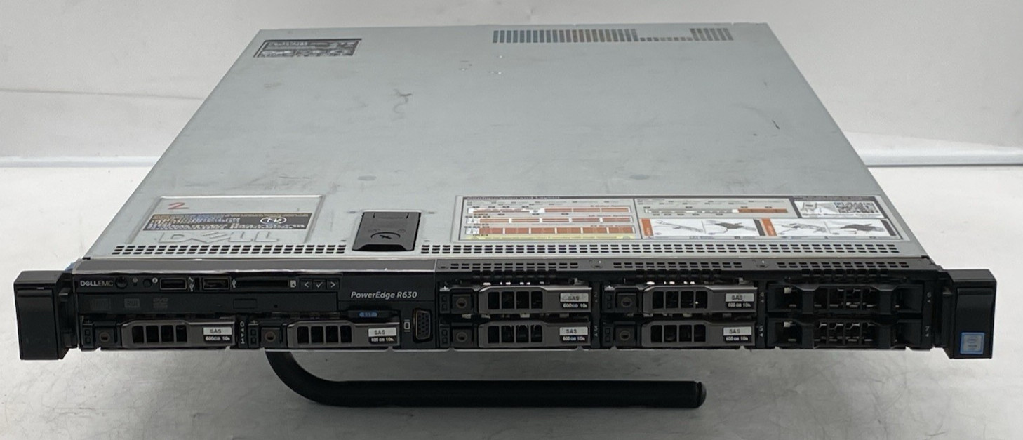 Dell Poweredge R630 Server 2x Xeon E5-2620v4 2.10GHz 32GB RAM 6x 600GB HDDs