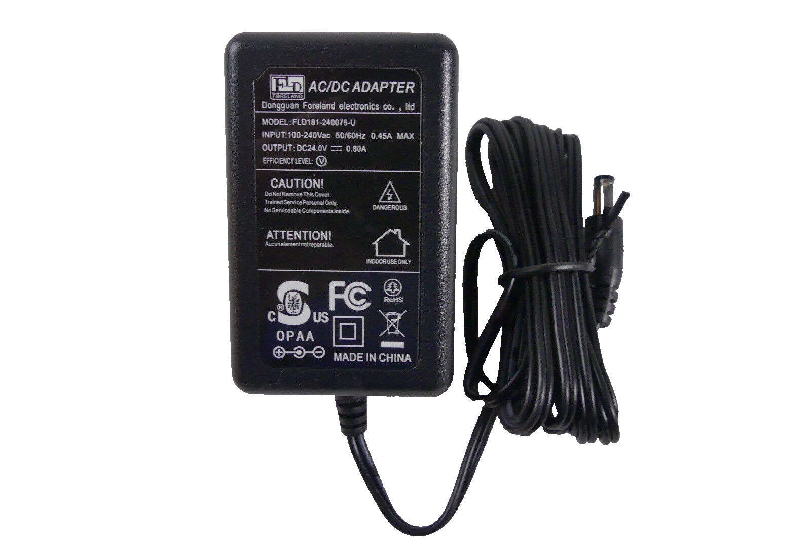 Dongguan Foreland Electronics Power Supply FLD181-240075-U Mikrotik POE